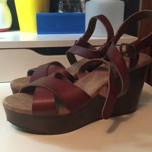 Brown summer sandals